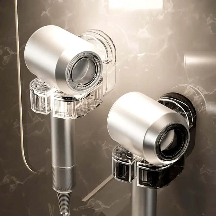Organisateur de salle de bain - Support pour sèche-cheveux - Gain de place