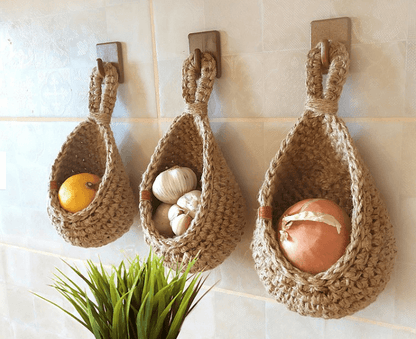 Paniers muraux suspendus pour fruits