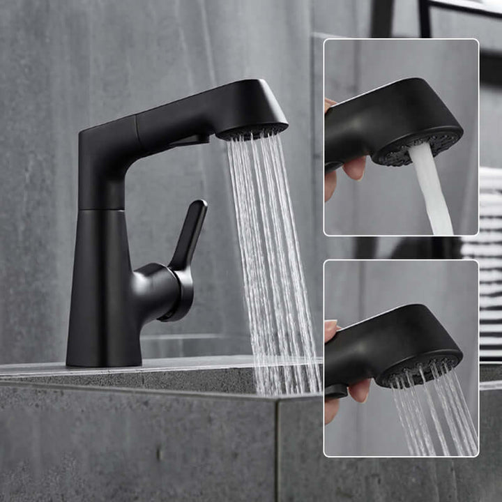 Mitigeur de lavabo avec douchette extractible