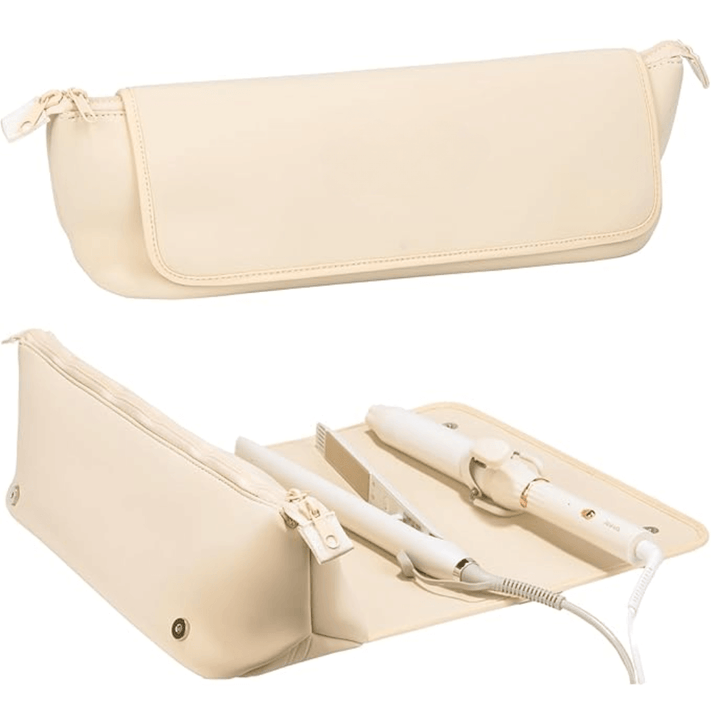 Hitzebeständige Styling-Matte & Reisetasche 2-in-1