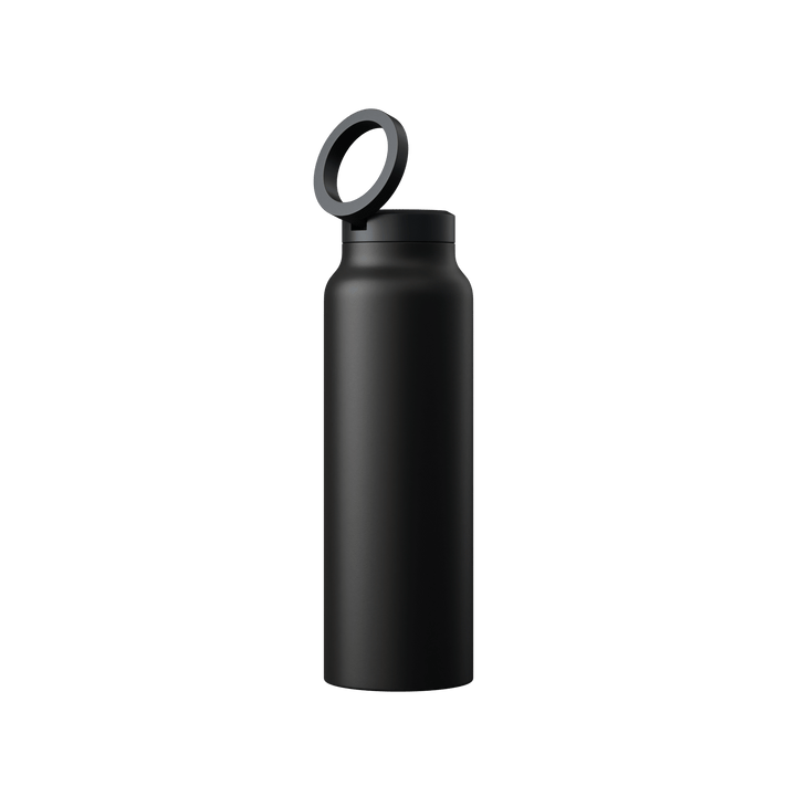 Magnetische Wasserflasche mit Handyhalterung