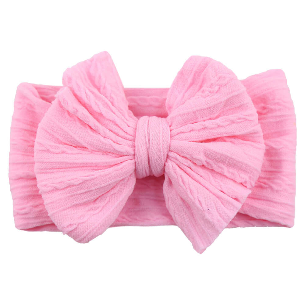 Bandeau en nylon pour enfants avec nœud - élastique et polyvalent