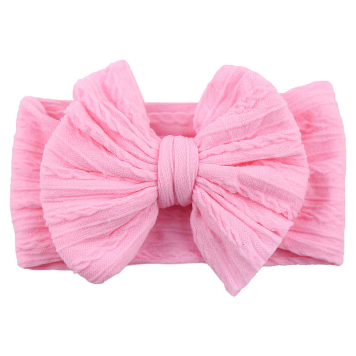 Bandeau en nylon pour enfants avec nœud - élastique et polyvalent
