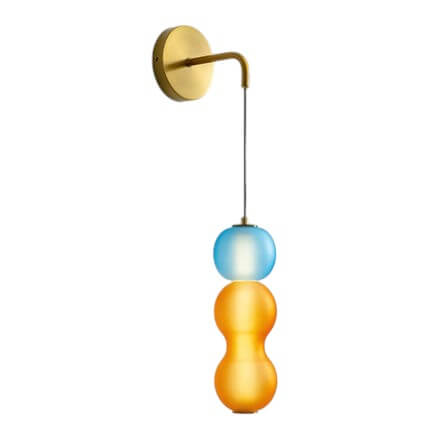 Elegante Wandleuchte mit Glockenorchideen