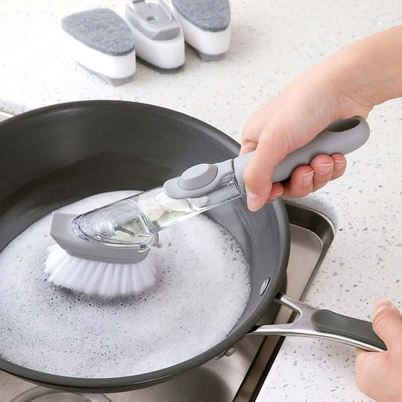 Spülbürste mit Seifenspender - Küchenhelfer