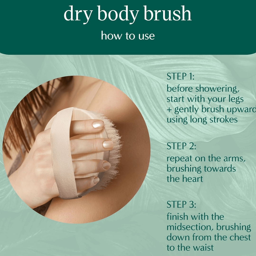 Trockenbürste Körperbürste Naturborsten Peeling Massagebürste