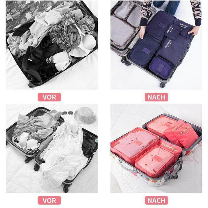 Ensemble de 6 cubes de rangement de voyage