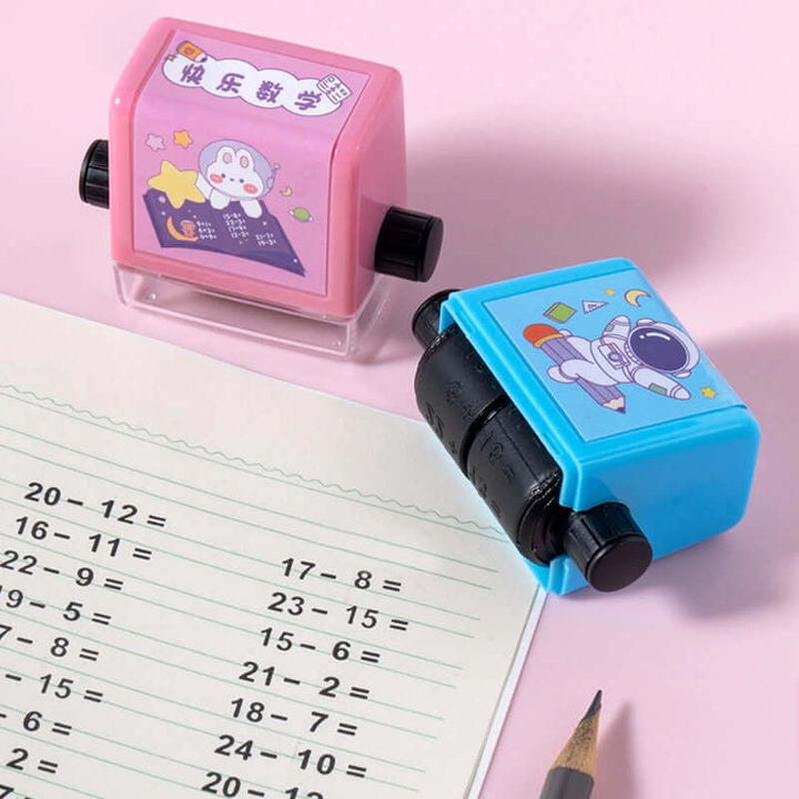 Mathe-Lernstempel - Zahlen-Stempel für Kinder