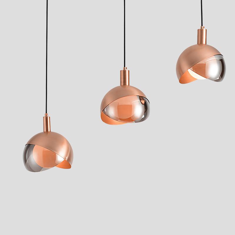 Elegante Pendelleuchte - Glas Metall Design