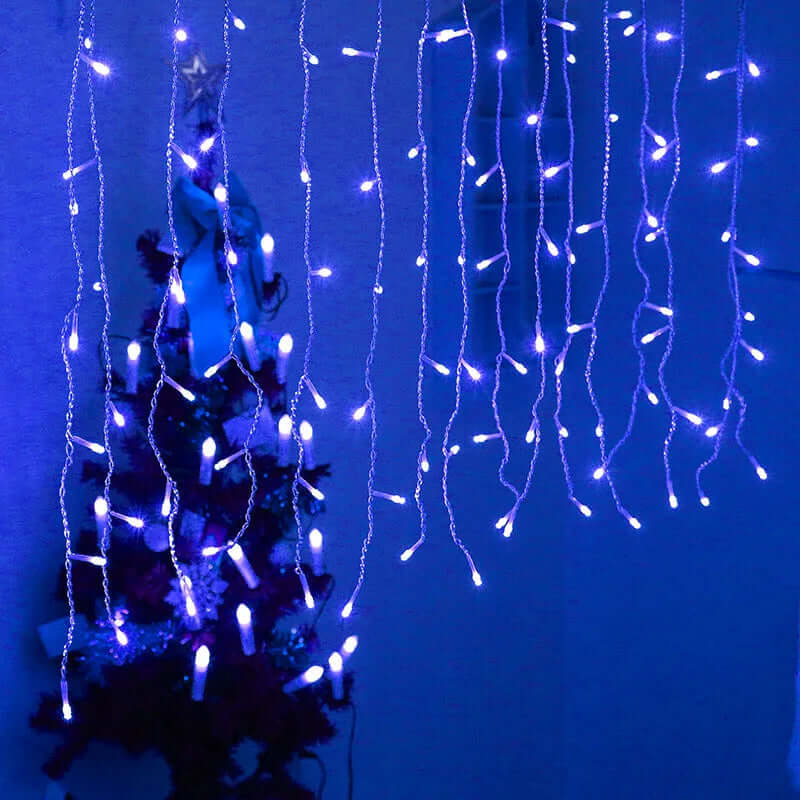 LED Eiszapfen Lichterkette 4,8m