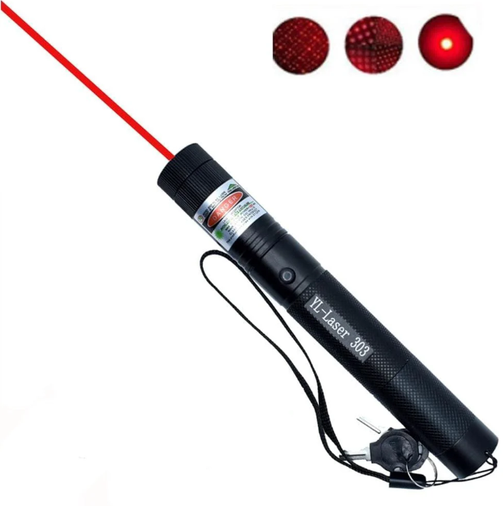 Grüner Hochleistungs-Laserpointer mit robustem Aluminiumgehäuse und ergonomischem Design für präzise Anwendungen.