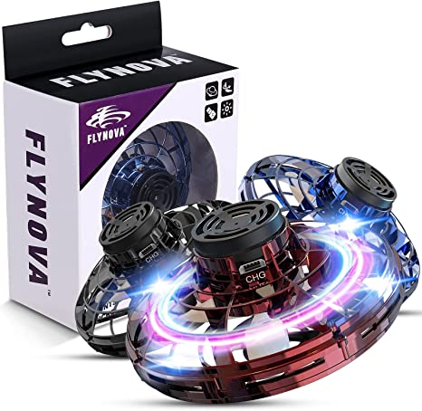 Handgesteuertes Infrarot-UFO-Spielzeug mit LED-Lichteffekten, schwebend in der Luft, ideal für Kinder und Erwachsene.