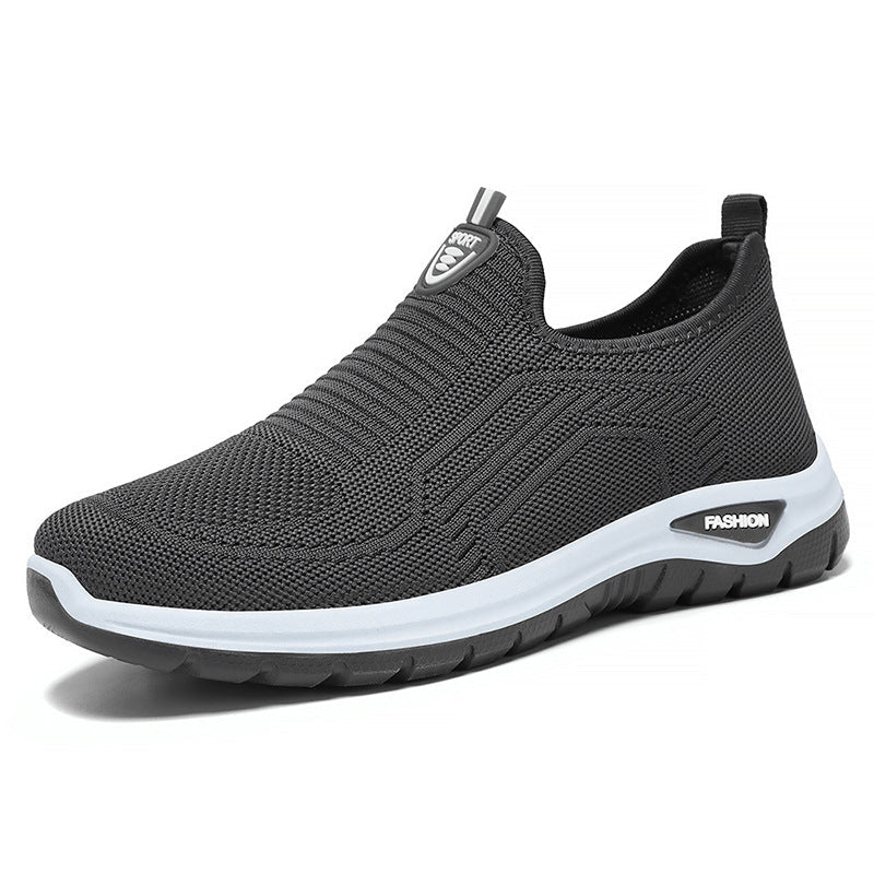 "Herren Slip-On Sneakers, atmungsaktiv, mit flexiblem Strick-Obermaterial für Komfort und sportlichen Look. Perfekt für Allta
