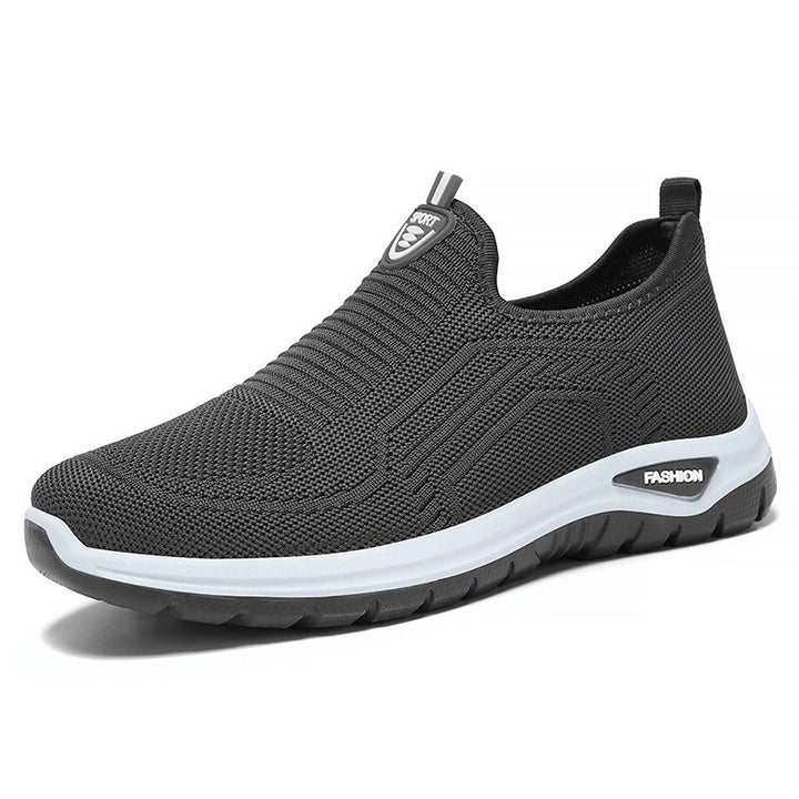"Herren Slip-On Sneakers, atmungsaktiv, mit flexiblem Strick-Obermaterial für Komfort und sportlichen Look. Perfekt für Allta
