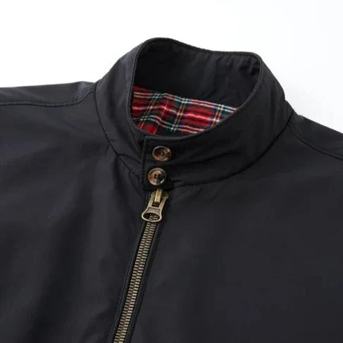 "Herren Übergangsjacke, wetterfest, modern, elegantes Design, wasserabweisend, funktionale Taschen, ideal für Freizeit."