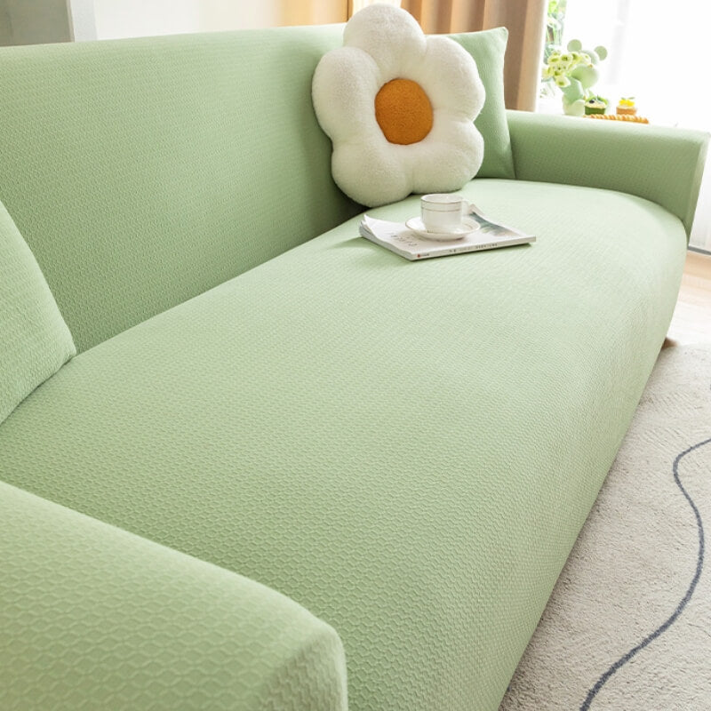 "Hochelastischer, wasserdichter Sofaschutz in Beige, kratzfest und anpassbar für perfekten Schutz und stilvolles Design"
