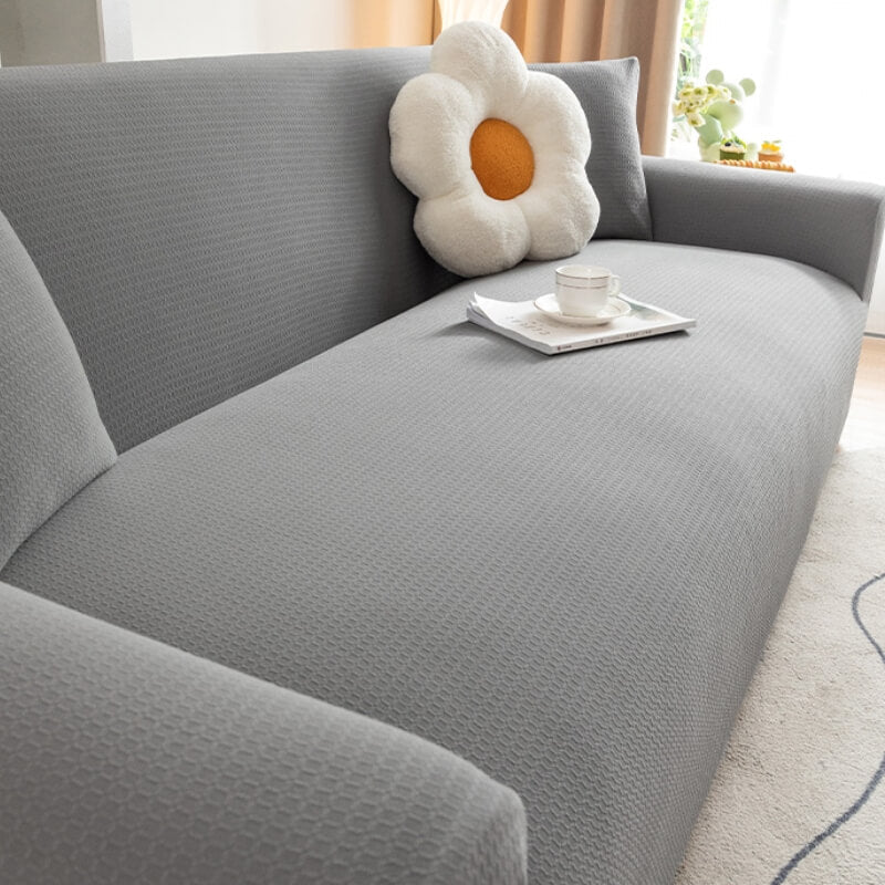 "Hochelastischer, wasserdichter Sofaschutz in Beige, kratzfest und anpassbar für perfekten Schutz und stilvolles Design"