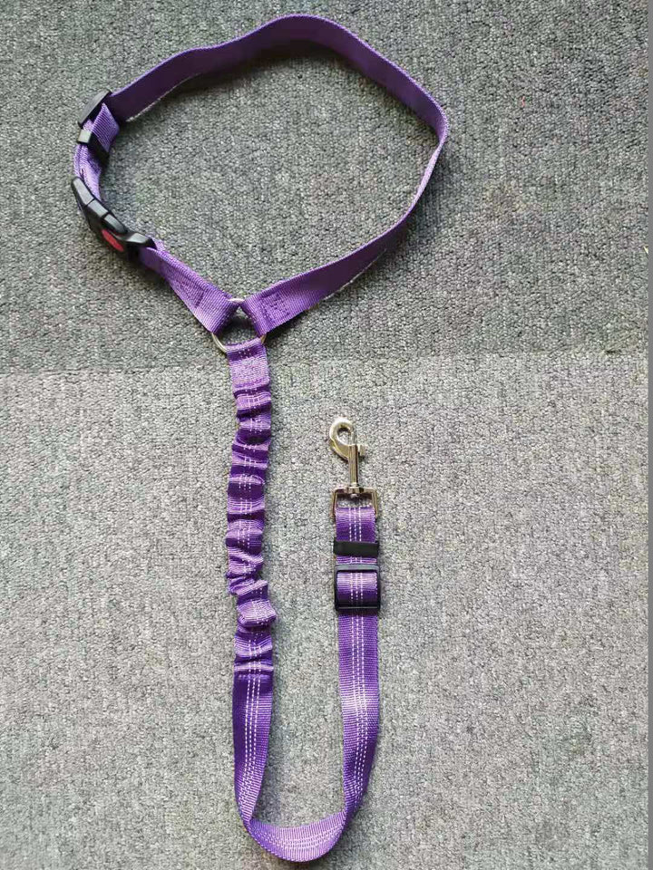 Hunde Auto Sicherheitsgurt, verstellbar, vielseitige Farben, 360-Grad-Karabiner, für sichere und bequeme Autofahrten.