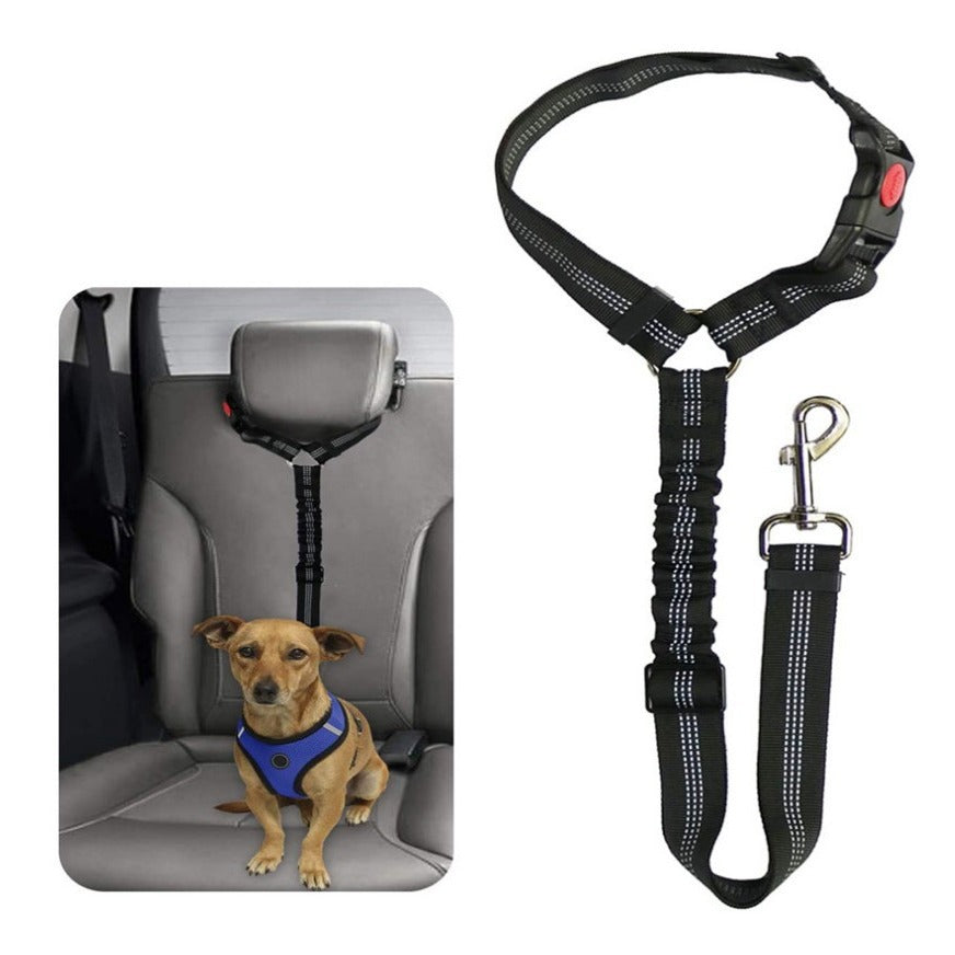 Hunde Auto Sicherheitsgurt, verstellbar, vielseitige Farben, 360-Grad-Karabiner, für sichere und bequeme Autofahrten.