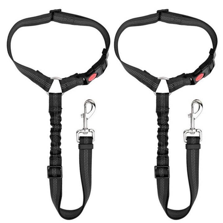 Hunde Auto Sicherheitsgurt, verstellbar, vielseitige Farben, 360-Grad-Karabiner, für sichere und bequeme Autofahrten.