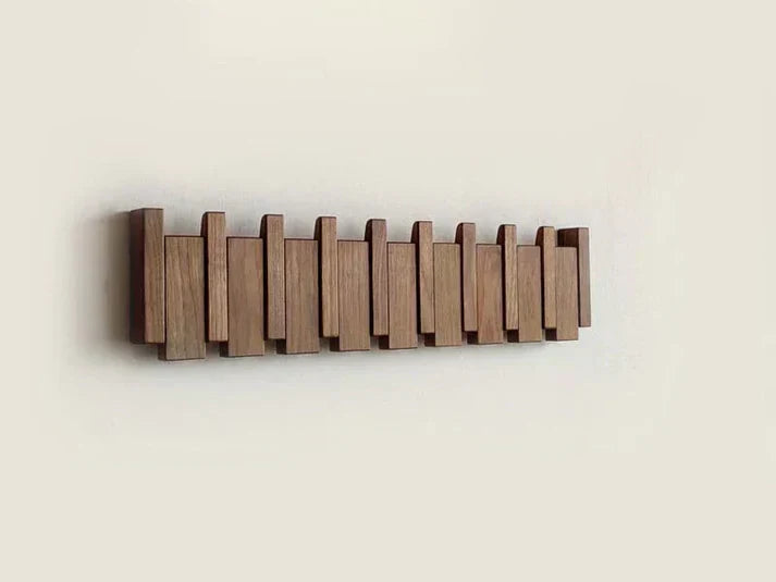 Crochets muraux design en bois