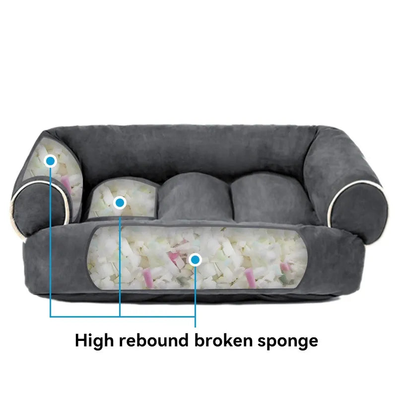 Calm Paw Sofa - Orthopädisches Hundesofa mit Kuschelpolster