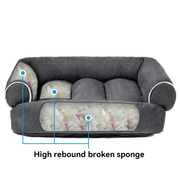 Calm Paw Sofa - Orthopädisches Hundesofa mit Kuschelpolster