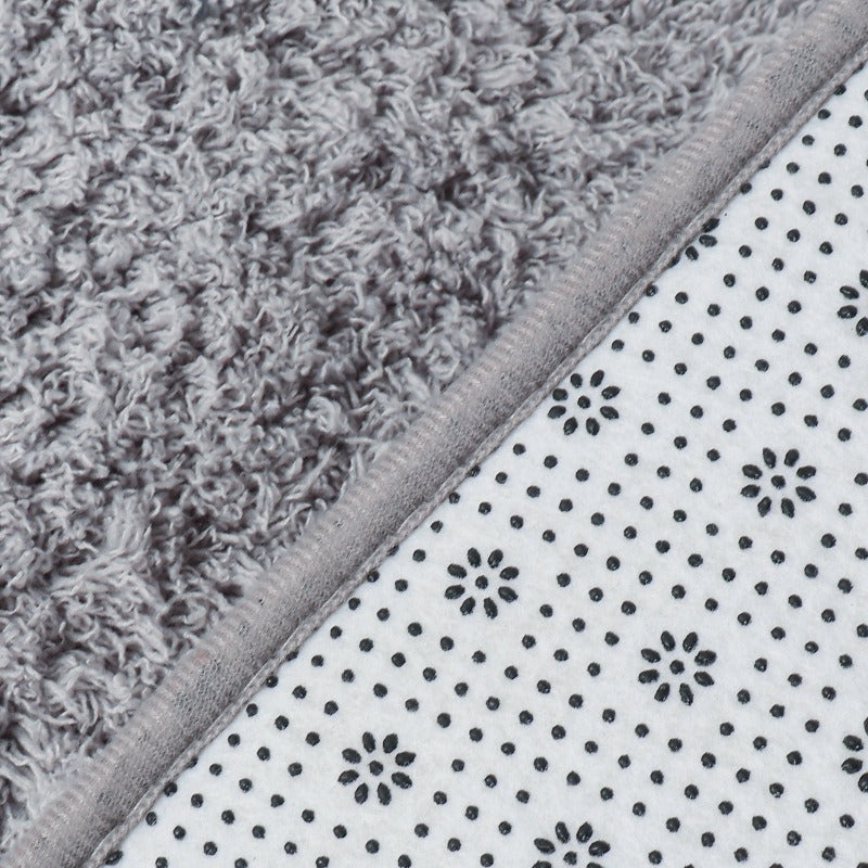 Tapis de douche antidérapant en forme de L