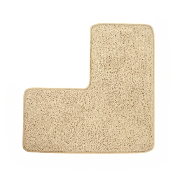 Tapis de douche antidérapant en forme de L