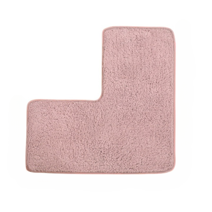 Tapis de douche antidérapant en forme de L