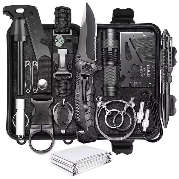15-in-1 Notfallset für Outdoor & Survival