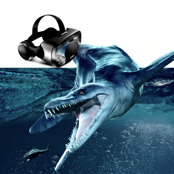 "Intelligente VR Brillen mit 3D-Audio, Vollbild-Display und verstellbarem Design für ein immersives Erlebnis."