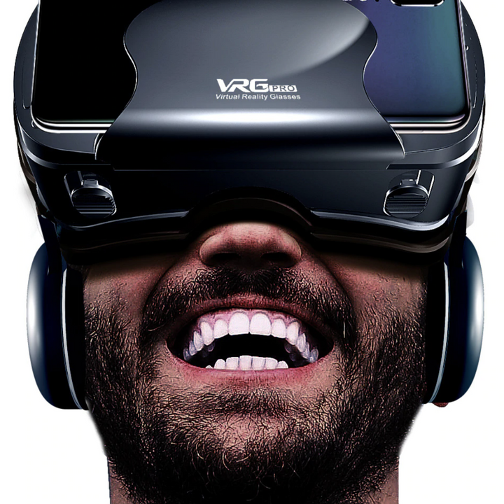 "Intelligente VR Brillen mit 3D-Audio, Vollbild-Display und verstellbarem Design für ein immersives Erlebnis."