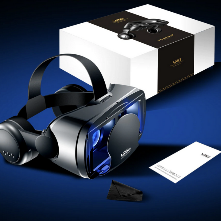"Intelligente VR Brillen mit 3D-Audio, Vollbild-Display und verstellbarem Design für ein immersives Erlebnis."