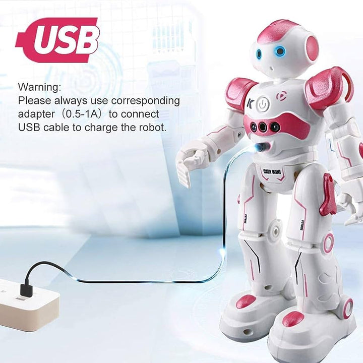 "Interaktiver blauer/rosa Bildungsroboter NovaBot tanzt und lernt, fördert Spiel und Bildung bei Kindern."