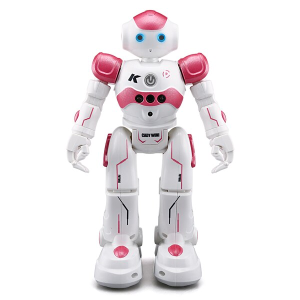"Interaktiver blauer/rosa Bildungsroboter NovaBot tanzt und lernt, fördert Spiel und Bildung bei Kindern."