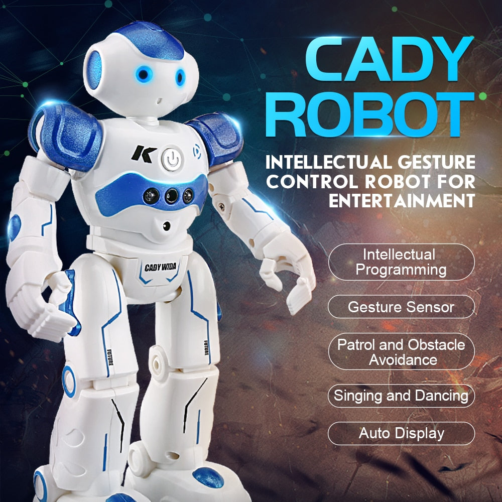 "Interaktiver blauer/rosa Bildungsroboter NovaBot tanzt und lernt, fördert Spiel und Bildung bei Kindern."
