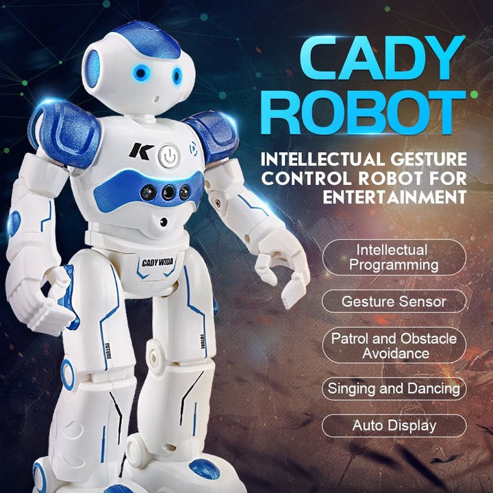 "Interaktiver blauer/rosa Bildungsroboter NovaBot tanzt und lernt, fördert Spiel und Bildung bei Kindern."