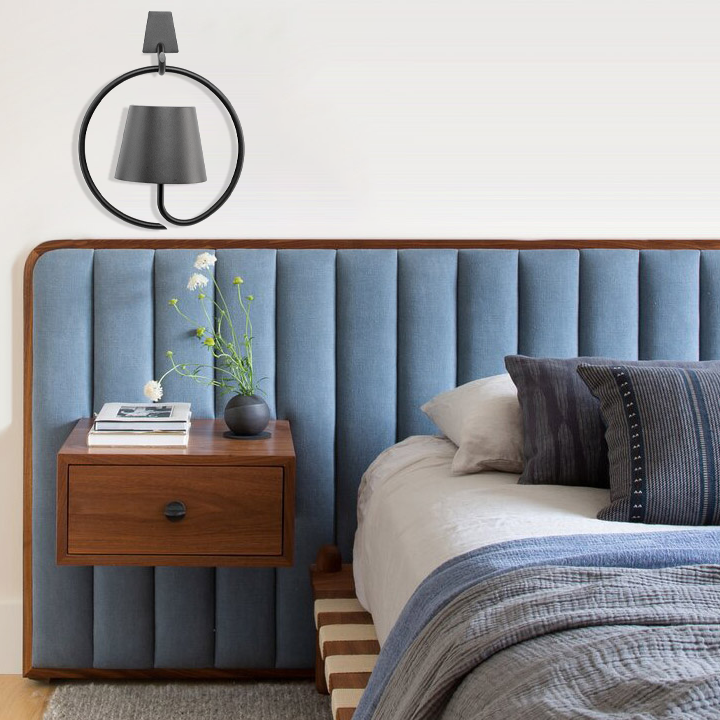 "Kabellose LED-Hängelampe für Innen- und Außenbereich, modernes Design, warmes Licht, Touch-Dim-Funktion und USB-Aufladung."