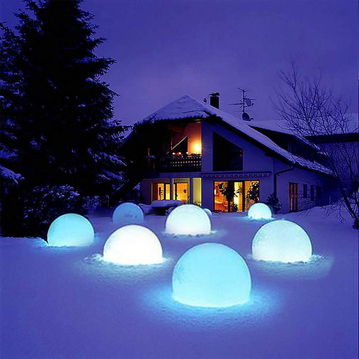 Kabellose LED Kugelleuchte, wetterfest, kugelförmig, 16 Farben, für stilvolle Beleuchtung innen & außen, ohne Kabel.