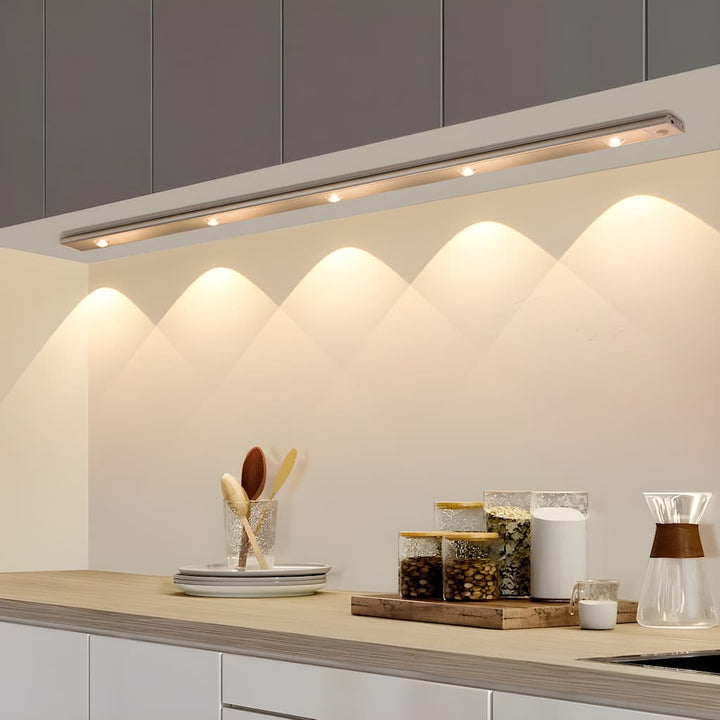 Kabellose, wiederaufladbare LED-Leuchte mit Bewegungssensor, ideal für dunkle Räume, einfache Montage, dimmbar und einstellba