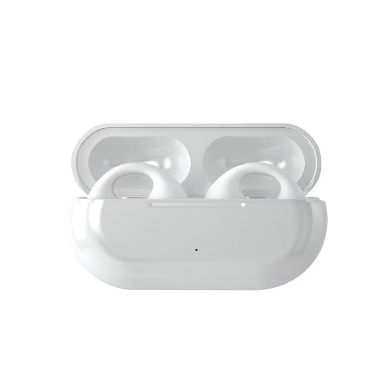 "Kabelloses Bluetooth Sport-Headset, ergonomisch, wasserfest, Schwarz oder Weiß, ideal für Training und Klanggenuss"