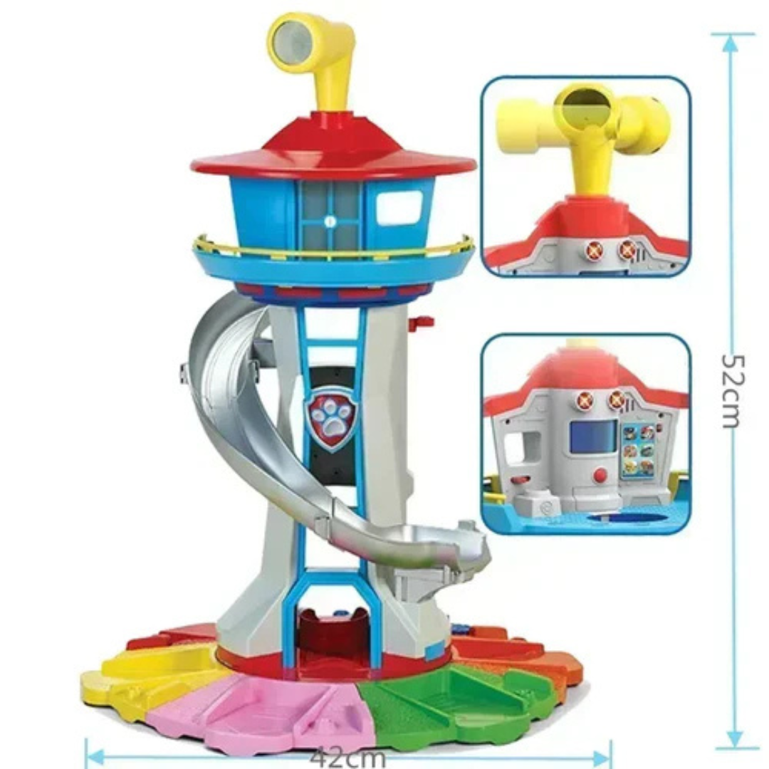 "KidVenture Spielturm aus Holz, interaktive Lernspielwelt für Kinder ab 3 Jahren, fördert Kreativität und motorische Fähigkei