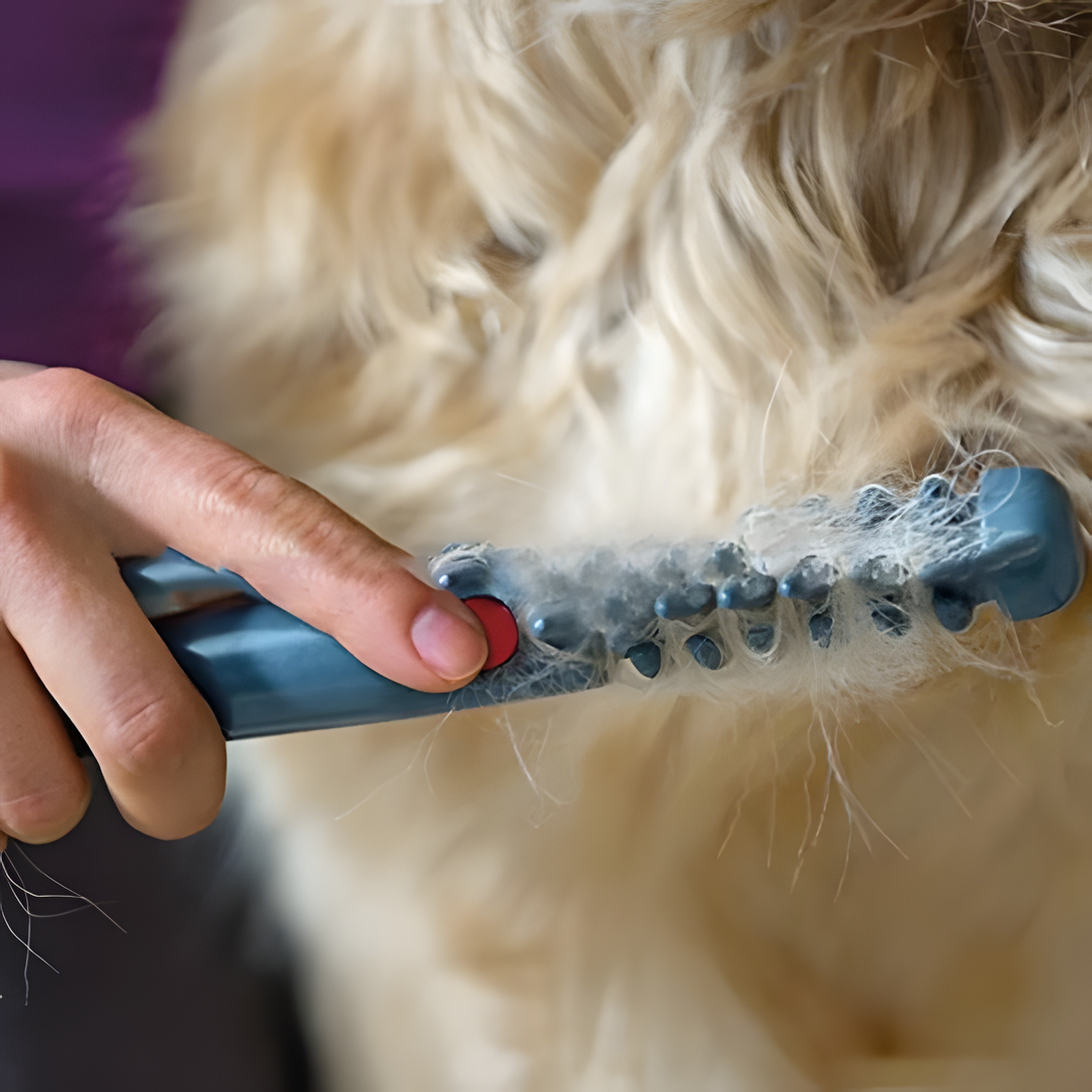 "Knotenfreier Haustier-Trimmer, ideal für sanfte und schmerzfreie Fellpflege, für alle Haustier-Fellarten geeignet."