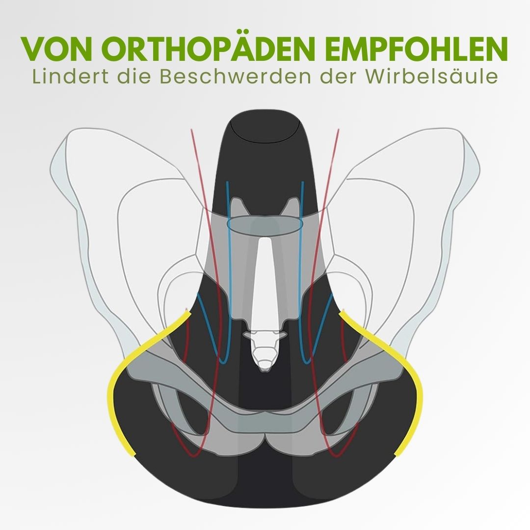 "Komfortabler, reflektierender Fahrradsattel in Schwarz, wetterbeständig, mit optimaler Belüftung für schmerzfreies Fahren."