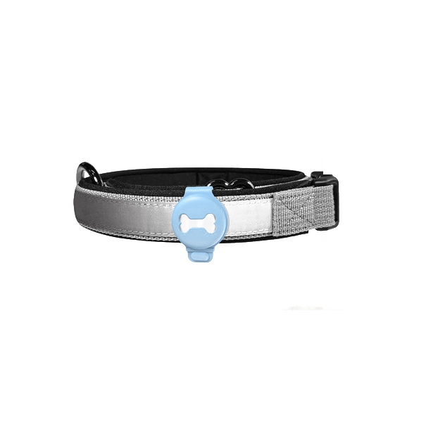 Kompakter GPS-Tracker für Hunde, Echtzeit-Standort, leicht am Halsband anzubringen, farbenfroh und effizient.
