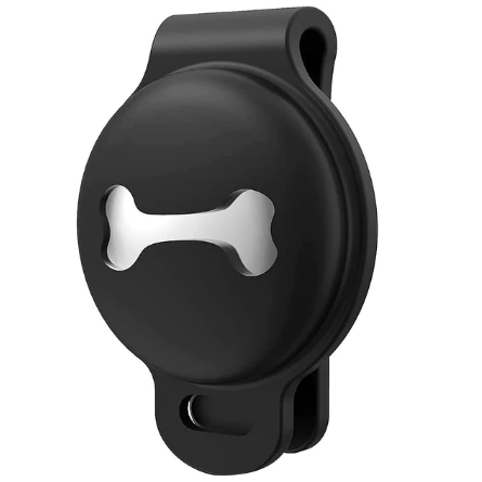 Kompakter GPS-Tracker für Hunde, Echtzeit-Standort, leicht am Halsband anzubringen, farbenfroh und effizient.