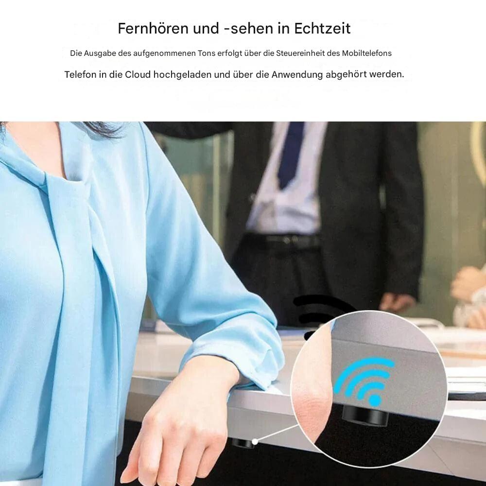 "Kompakter schwarzer GPS-Tracker mit starkem Magneten zur Echtzeit-Ortung von Fahrzeugen, Haustieren und Wertsachen."