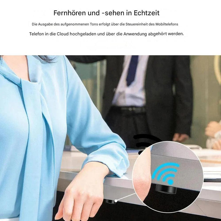 "Kompakter schwarzer GPS-Tracker mit starkem Magneten zur Echtzeit-Ortung von Fahrzeugen, Haustieren und Wertsachen."