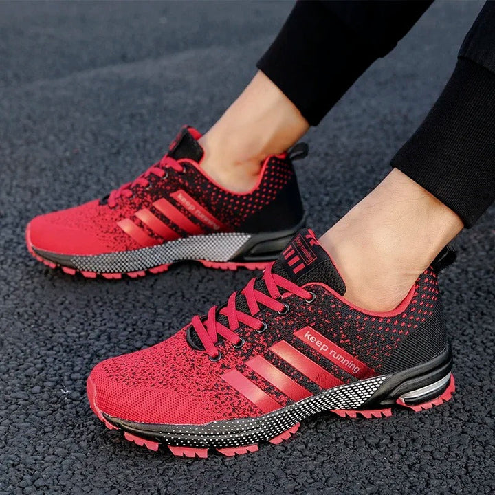 "Laufschuhe aus atmungsaktivem Material, leicht, mit stilvollem Design in Blau und optimaler Dämpfung für Komfort beim Laufen